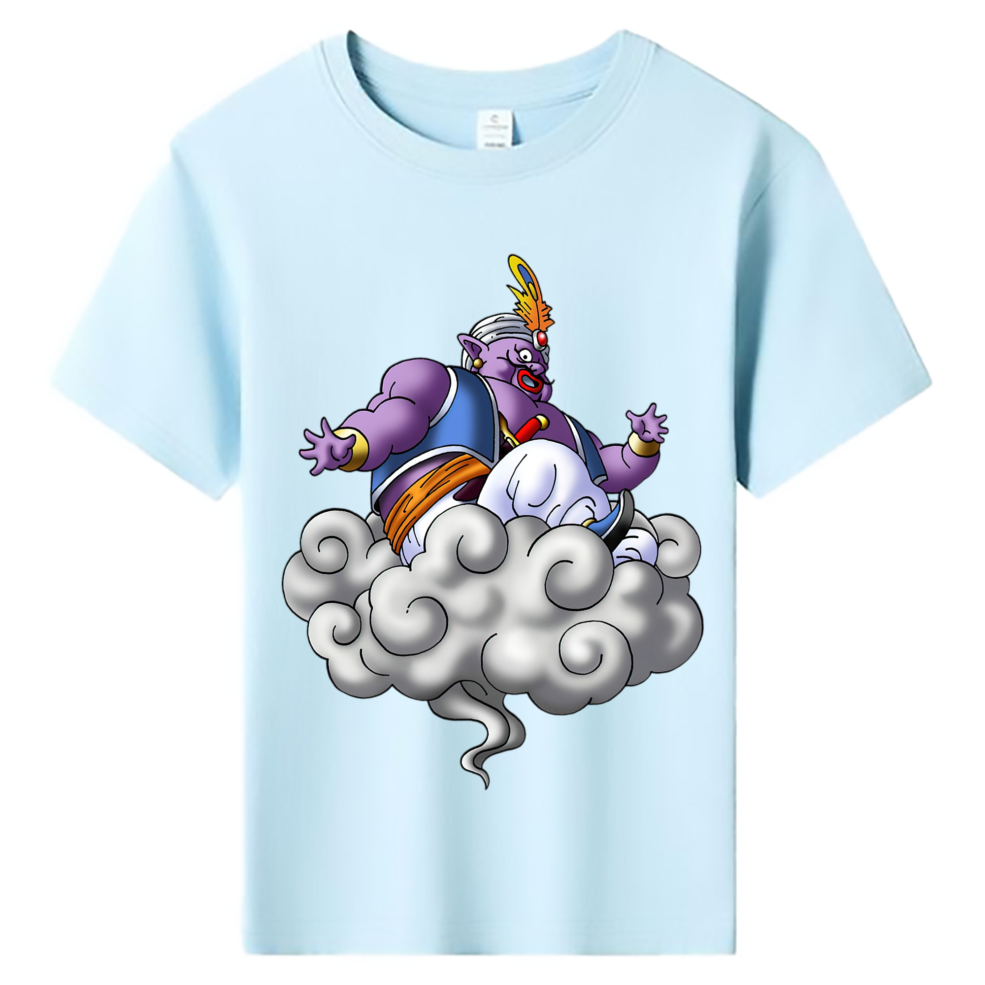 （画像用） ドラゴンクエスト Doragon Kuesuto Dragon Quest 綿100％キッズTシャツ（フロントプリント）